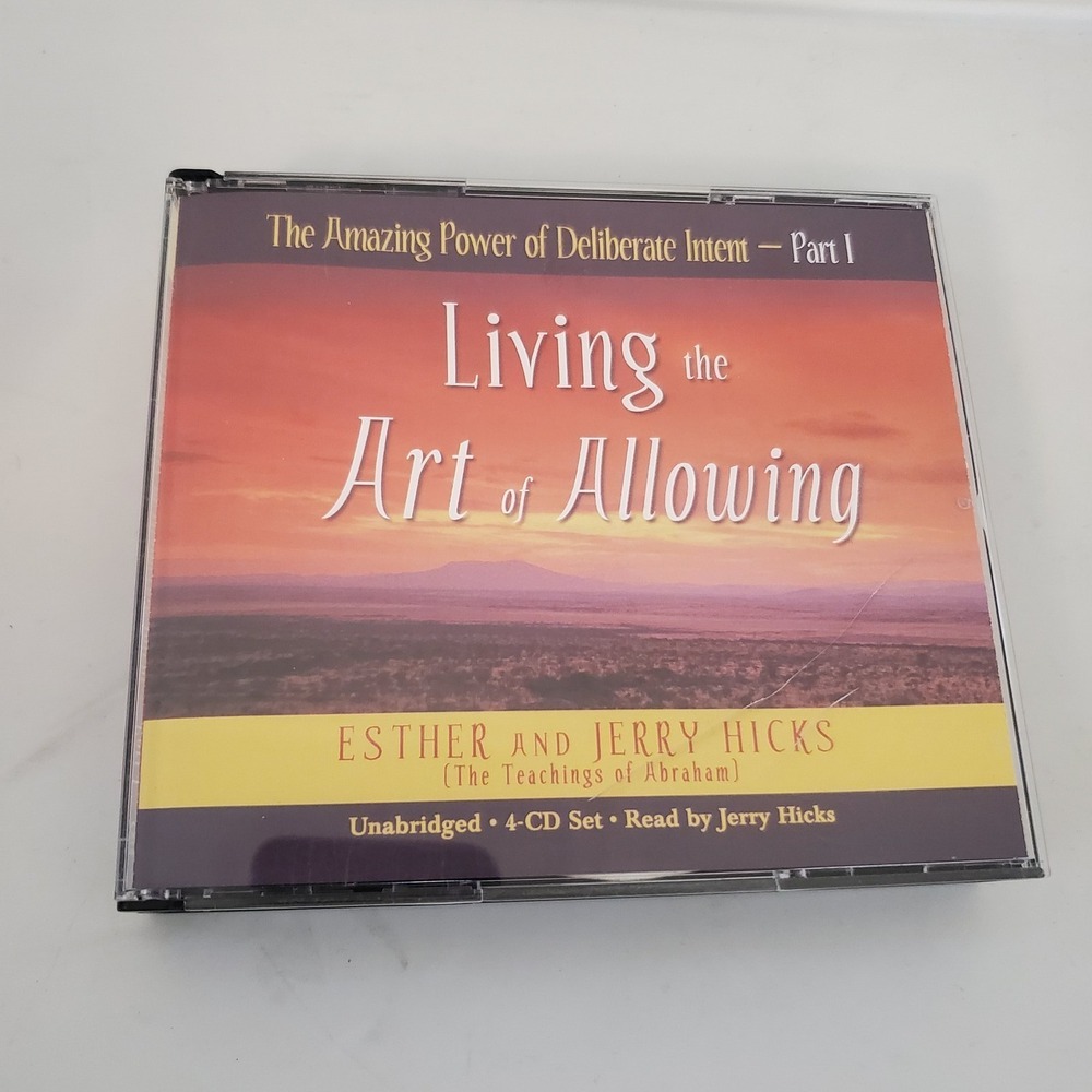 Esther and Jerry Hicks Living the Art of Allowing 4-CD Set Audio Book Unabridged
